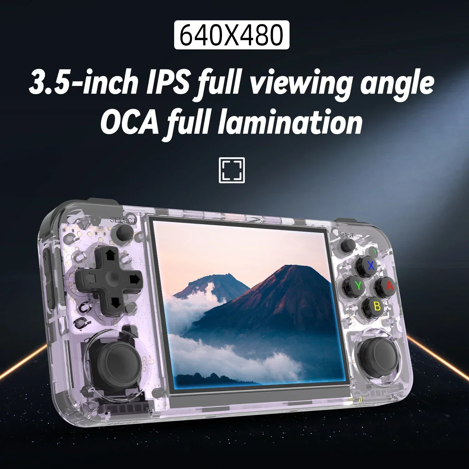 ANBERNIC 휴대용 게임 콘솔, 3.5 인치 IPS 화면, HDMI 출력 리눅스 시스템, RG35XXH 레트로 비디오 시뮬레이터 콘솔, PSP 게임, RG35XX H