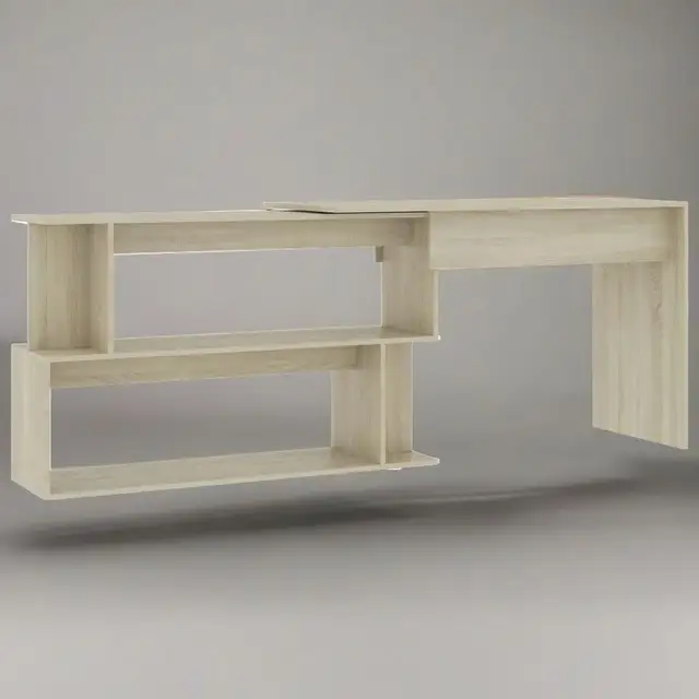 Sonoma Oak Corner Desk 200x50x76 cm - Modern Engineered Wood Home Office Furniture