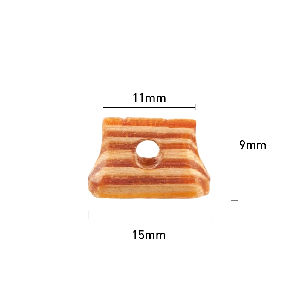 10PCS Elongated Erhu Code Mazi Pine Resin Erhu Bridge Chinese Erth Parts
