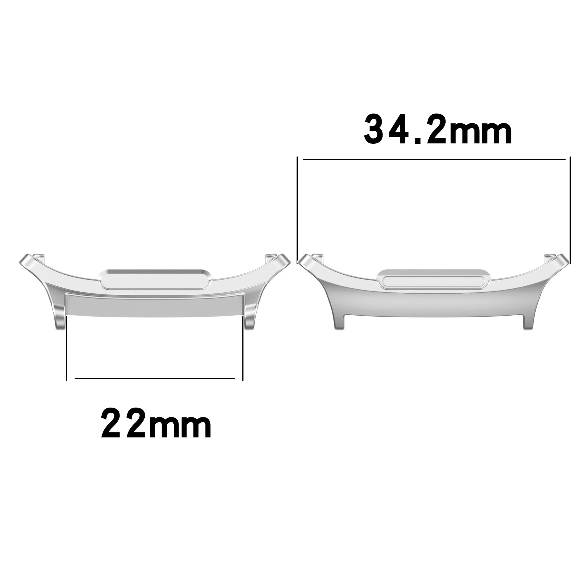 Adapter for Watchband Connector Replacement - 316L Stainless Steel Bracelet