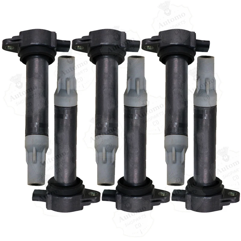 ROADFAR Ignition Coil Coils Pack Iridium Spark Plugs Set Of 6 For Dodge For Durango Journey For Jeep For Grand For Cherokee For Wrangler For Ram