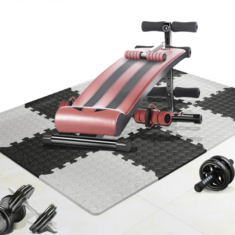 Sports Floor Mats Floor Mat EVA Cushion Floor Protective Anti-slip Waterproof Indoor Fitness Interlocking 36PCS 15CM*15CM