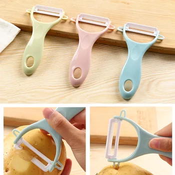 Nordic PP Handle ceramic peeler Peeling Knife Household Fruit Potato Vegetable Peeler Kitchen Kitchenware