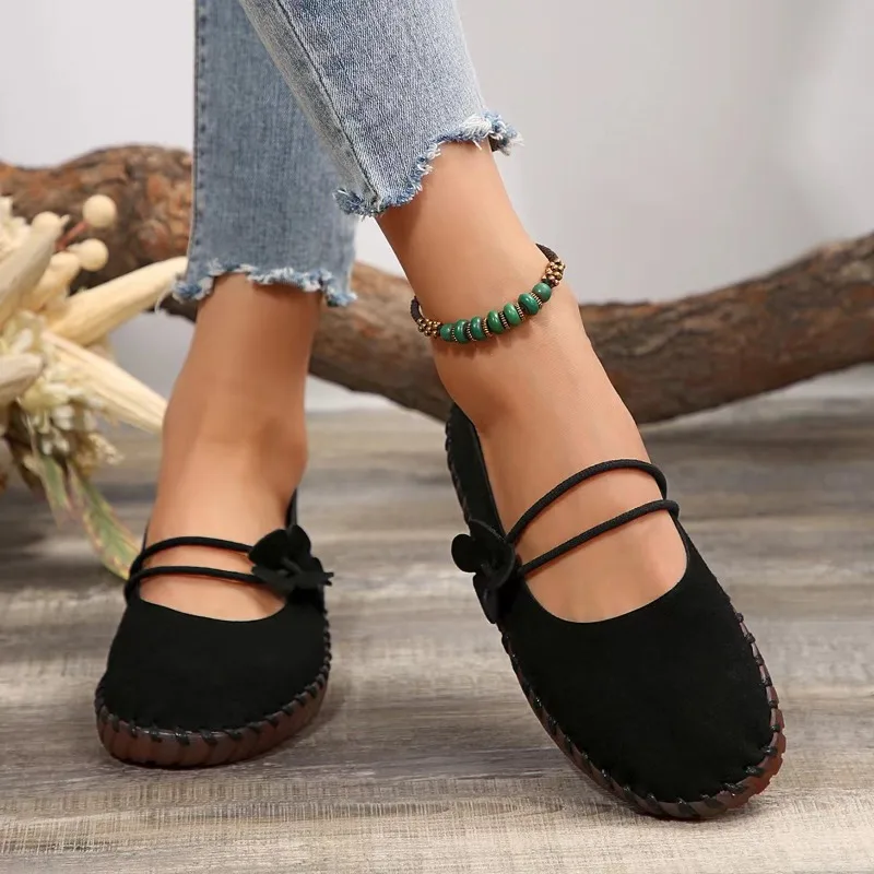 Women's Casual Flat Shoes2024new Spring Non-slip Oxford Women's Shoes Comfortable Buckle Lightweight Women's Daily Walking Shoes