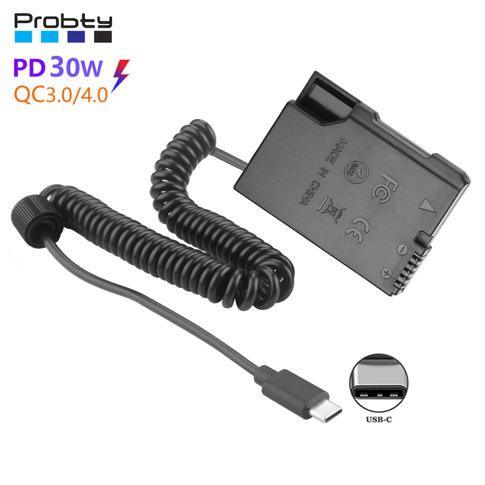 EP-5A USB-C Cable EN-EL14 Dummy Battery for Nikon P7800 P7100