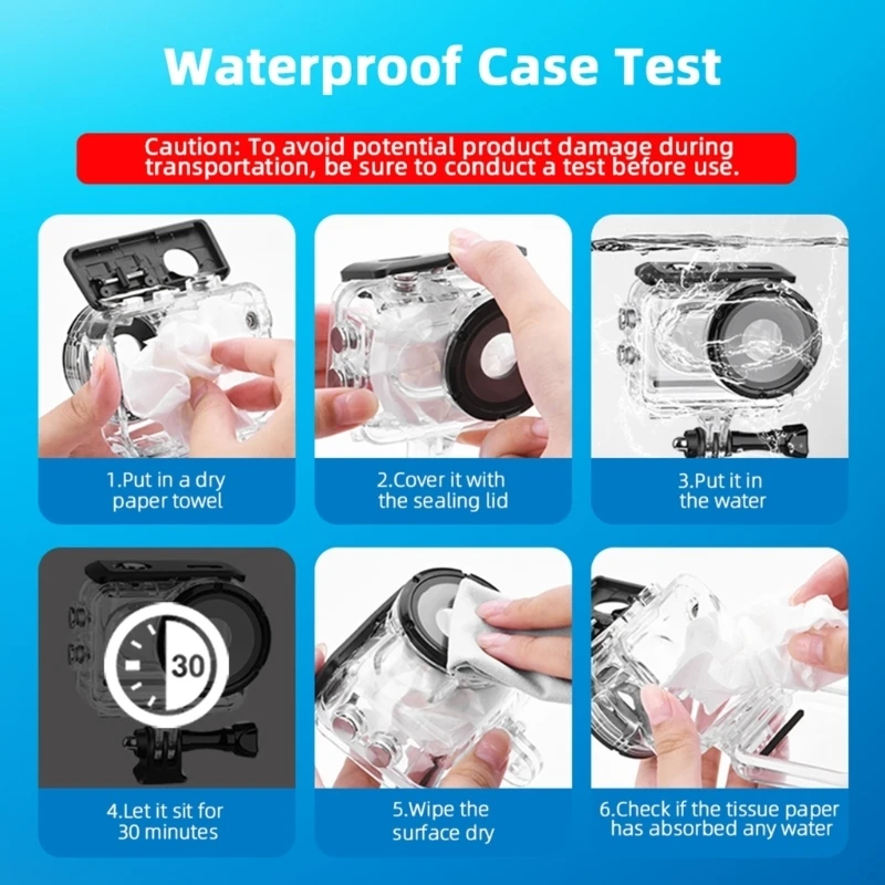 Professional Waterproof Camera Enclosure with Touch-Compatible Option