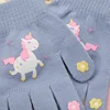 5-12 Years Cartoon Animals Kids Gloves Girls Boys Mittens Winter Keep Warm Knitted Children Full Finger Wrist Gloves 3