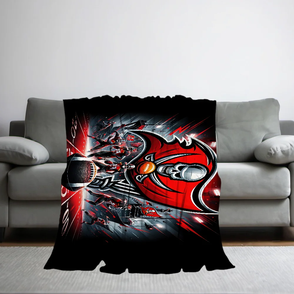 T-Tampas B-Bay B-Buccaneers Blanket Skin friendly comfort warm soft plush blanket suitable sofa living room office bedroom 2