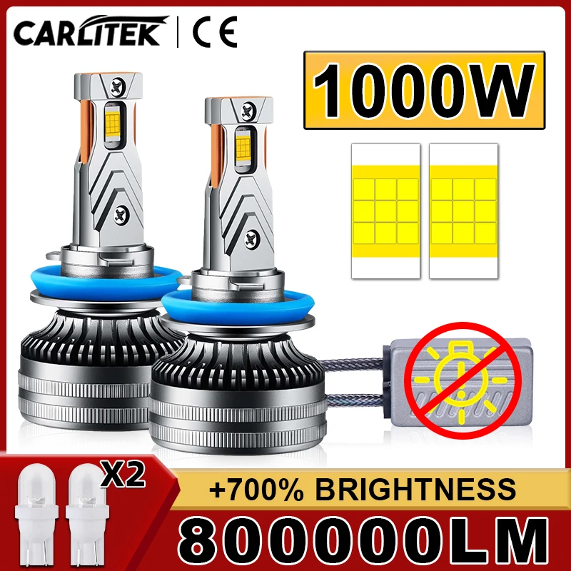 Kit De Faros Led Auto H1 H3 H7 H8 H11 9005 9006 9012 880 881 | Meses