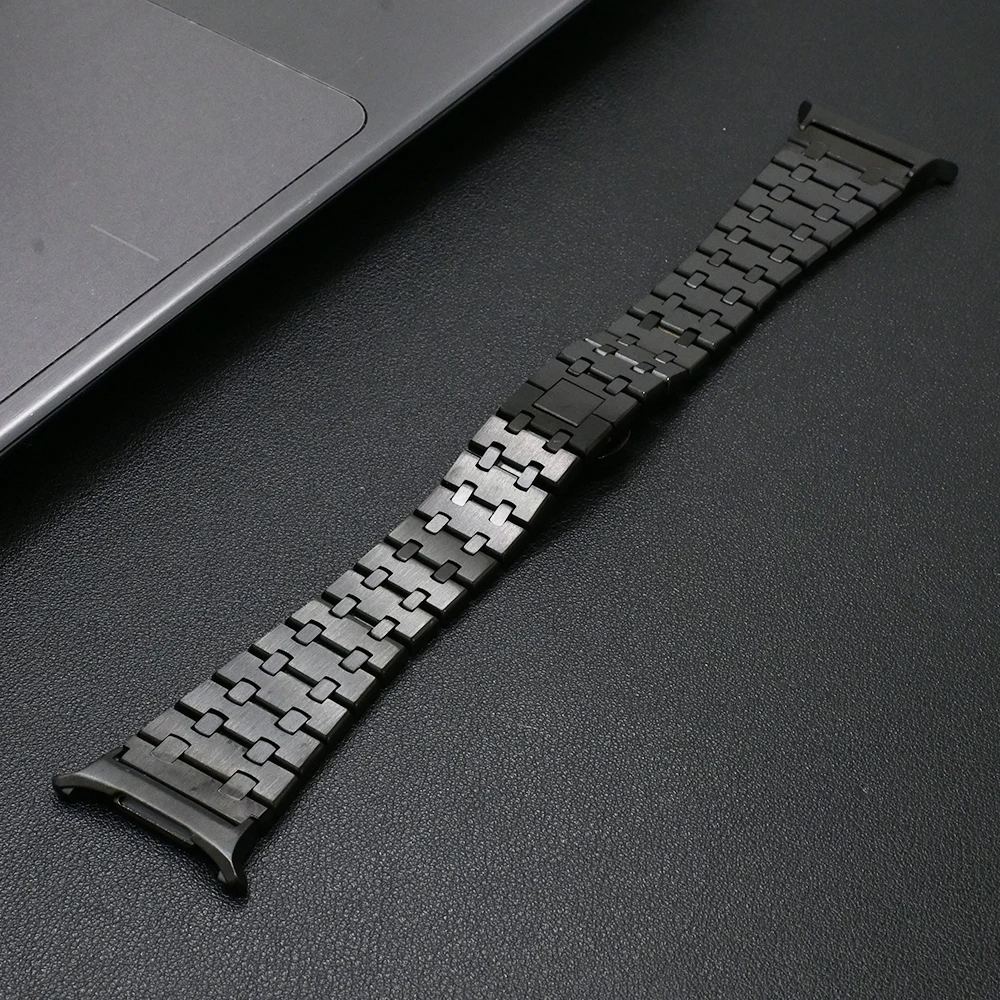 Stainless Steel Luxury Metal Watch Band - Men's Premium Strap Bracelet