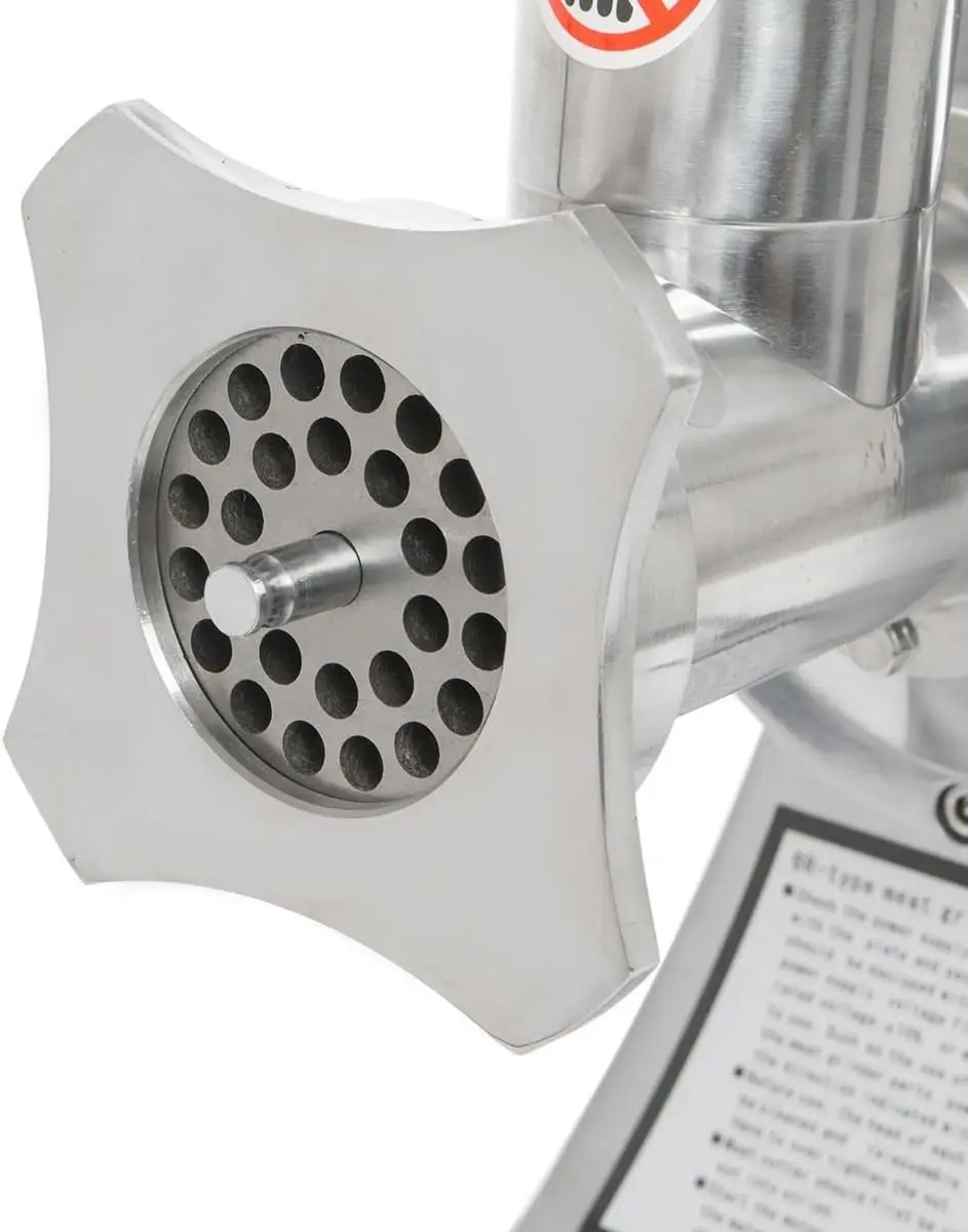 1100W Electric Commercial #12 Meat Grinder W/Cutting Blade Stainless Steel Mincer Sausage Maker #12 Grinder Size 2
