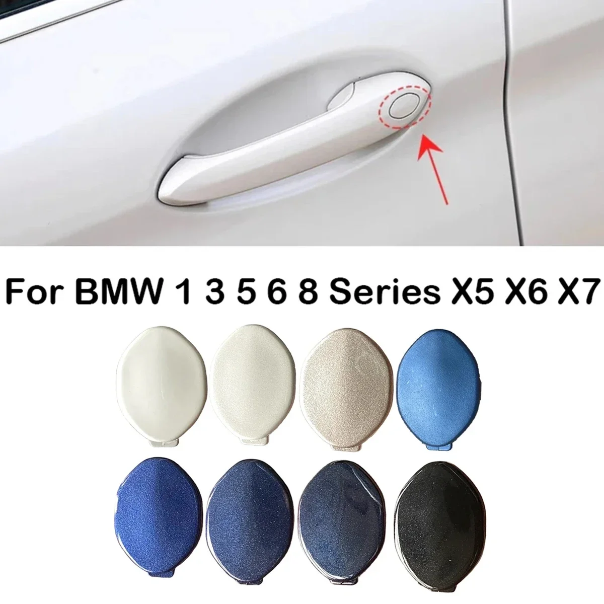 Exterior Door Handle Key Hole Cap fit for BMW 3 5 Series X3