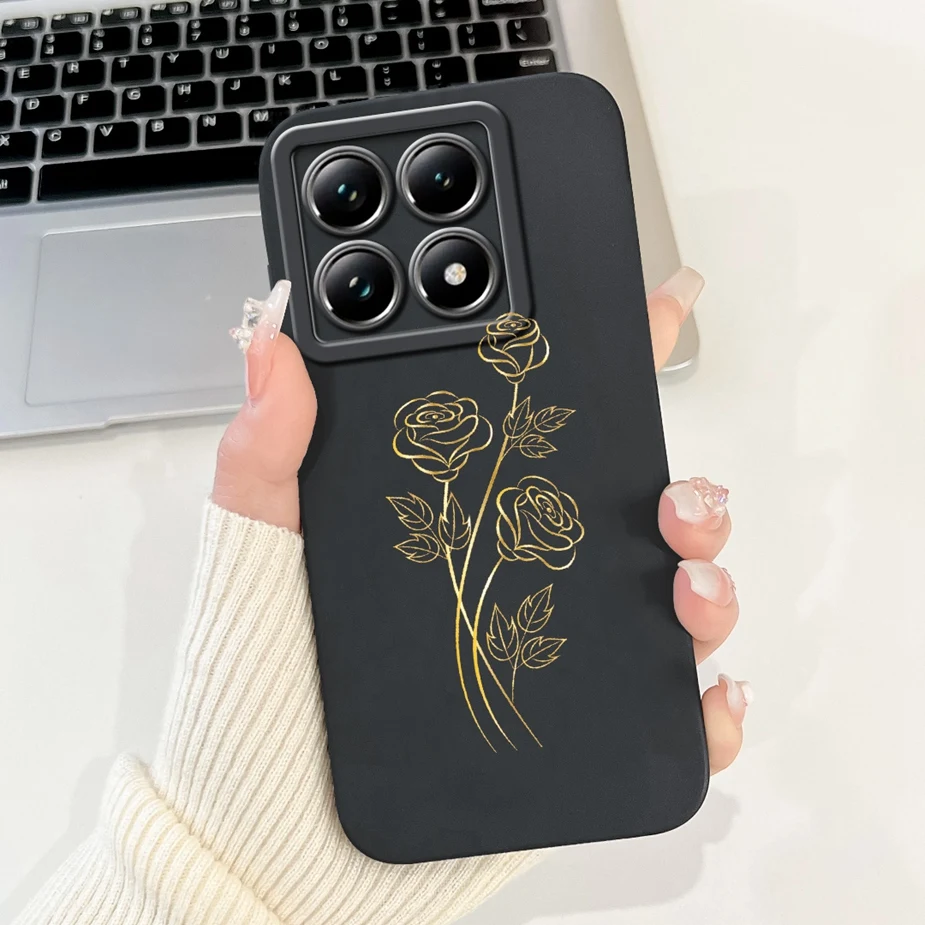 Luxury Sunflower Cartoon Girls Soft Silicone Phone Case