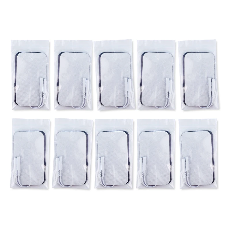 Elettrodi Con Borchie Per Terapia Elettrodi Grandi Per Stimolatore Muscolare Compex - Set Di 4 Con Borchie, Per TENS/EMS Elettrostimolatore Tens