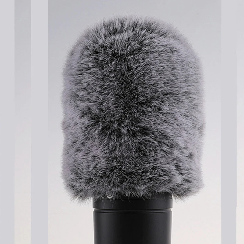 Microphone Cover Furry Windscreen Muff for AT