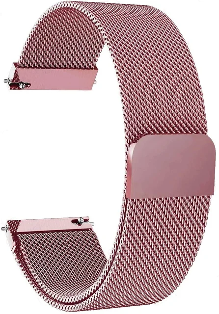 Premium 22mm Milanese Metal Loop Band Replacement Wristband
