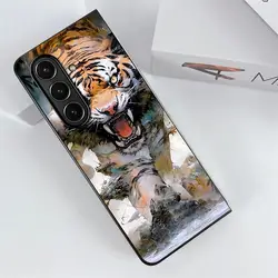 Exotic Wildlife Series: Animal - Themed Protective Phone Cover for Galaxy Z Fold4 (Mix01)