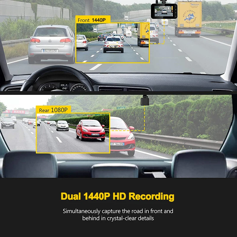 Full Hd 1080p Car Dvr Recorder With 140° Wide Angle View - Temu