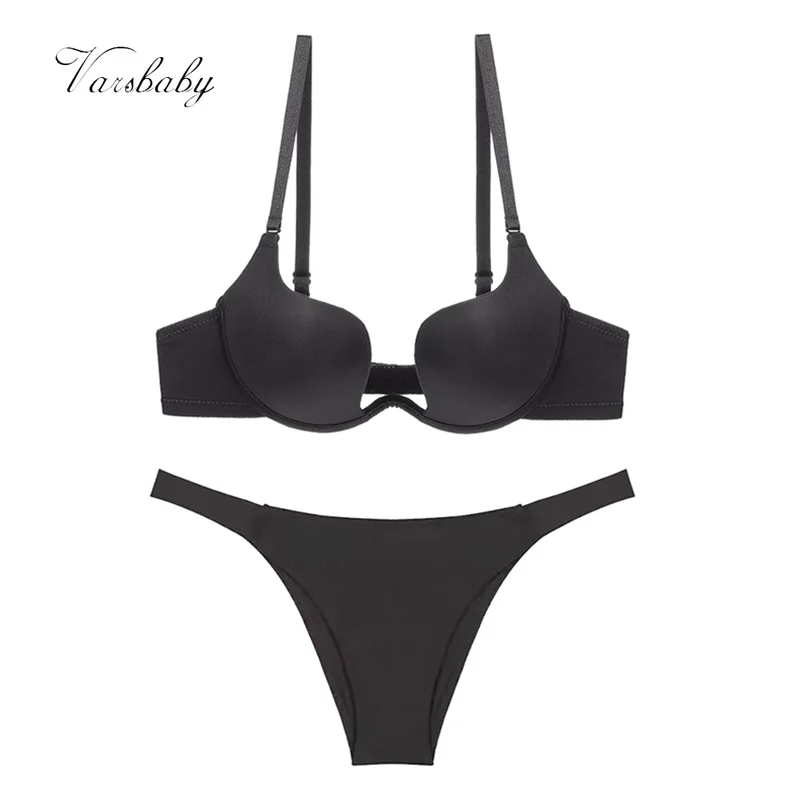 Underwear Varsbaby Women's Bra Set Charger Logo Thong Bra Set