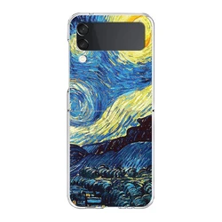 Starry Night Van Gogh Art Phone Case - Shockproof Hard Cover - Galaxy ZFlip 4 (-1)