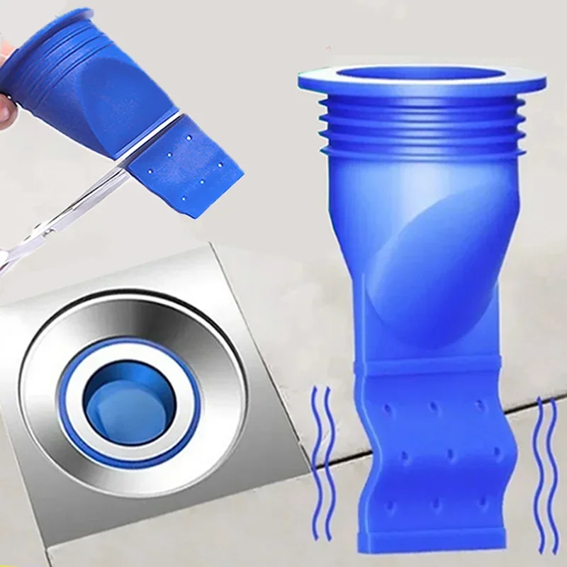 

Silicone Floor Drain Odor-proof Leak Core Bathroom Down The Water Pipe Drains Kitchen Sewer Seal Deodorant Bathtub Accessories