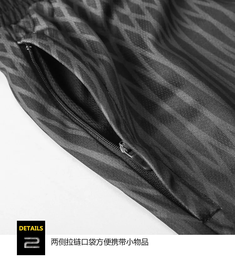 Herren-Fitness-Shorts, 3D-gedruckte Totenkopf-Shorts, Sommer, schnell trocknende, atmungsaktive Shorts, geeignet für Fitnessstudio, Fitness, Jogging-Übungen – Detail 8