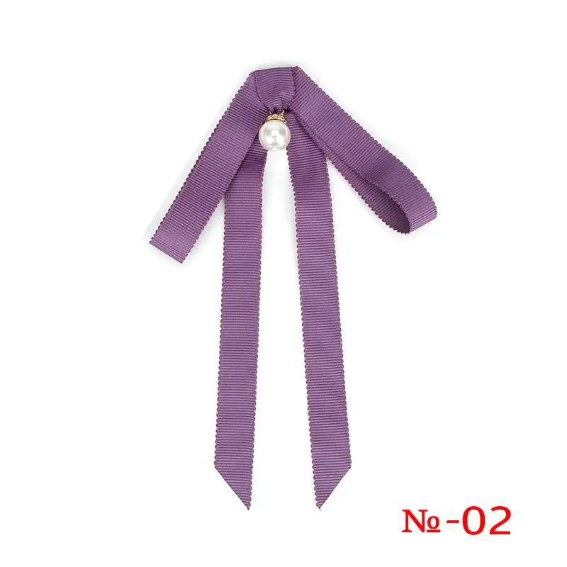 Woman new hot fashion pretty ribbon bowtie black red solid butterfly bowknot  bo