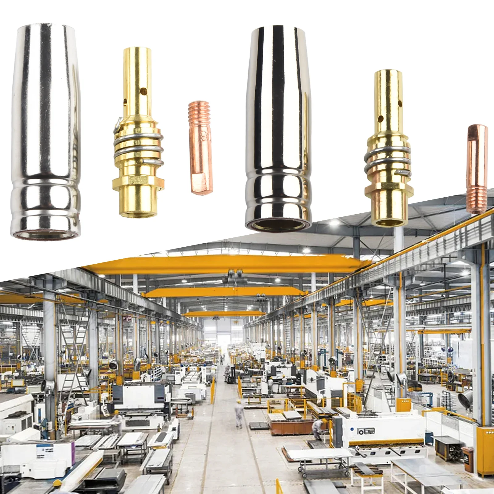 

3pcs 15AK Torch Welding Accessories Nozzles Contact Tips For MIG Welder Conductive Tip Welding Machine Tool Accessories