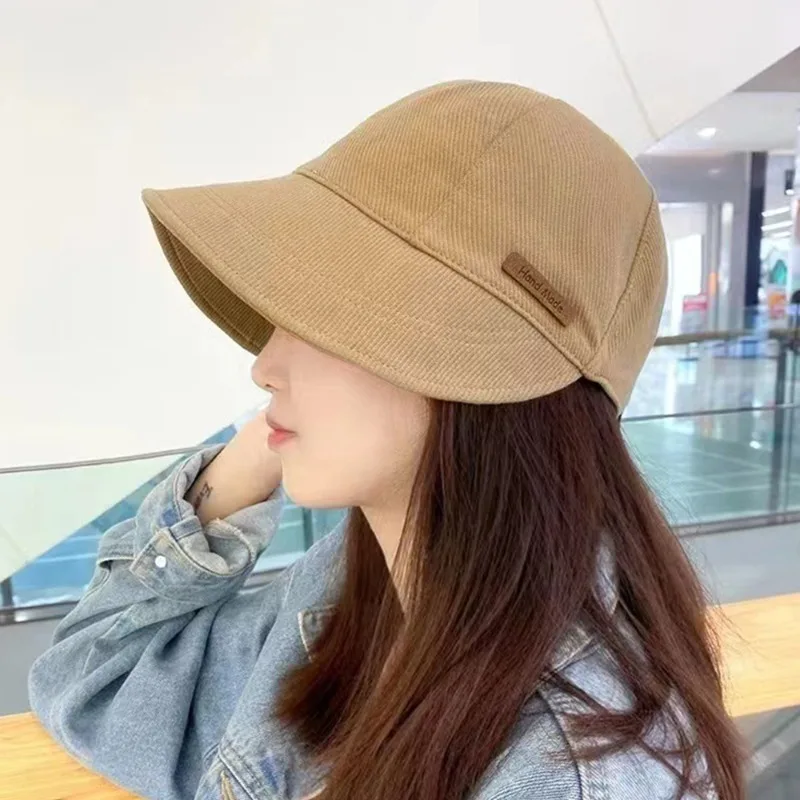 New Summer Beach Hat Big Visor Sun Hats for Women Outdoor UV Protection Sport Baseball Cap Adjustable Drawstring Fisherman Caps