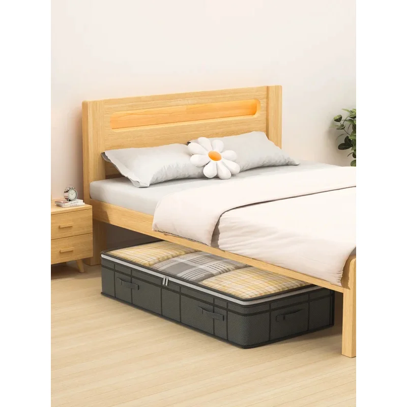 Large clothes storage bag under bed Foldable quilt clothes storage bag doggy Bedroom dormitory organizer 1PC