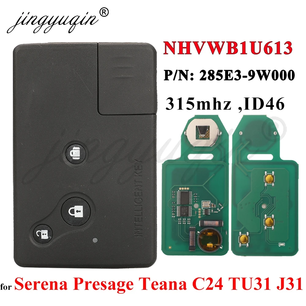 NISSAN FERNBEDIENUNG SMART Key Fob ALPS TWB1G6662 434 MHz Chip ID46