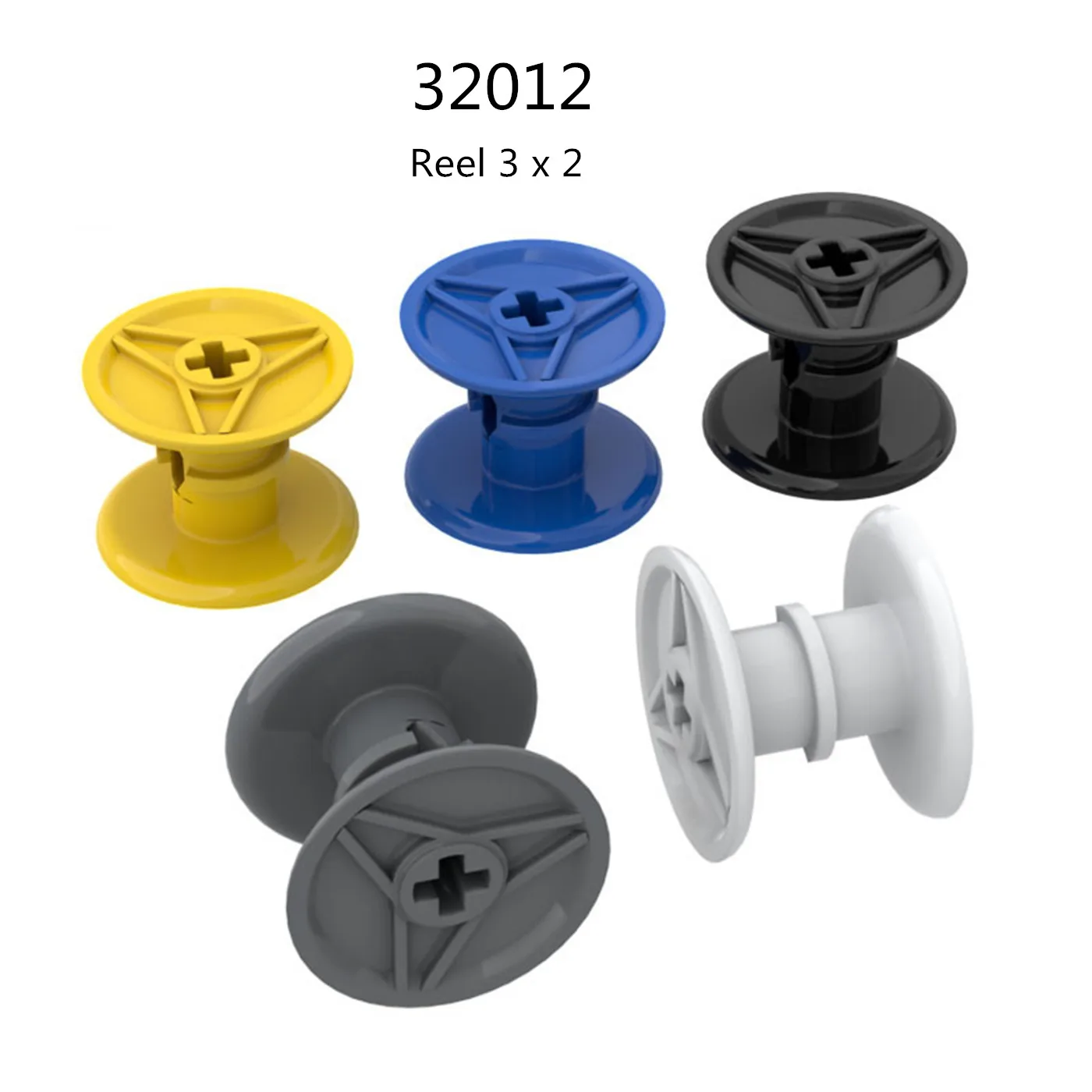 1 Pz Building Blocks 32012 High-Tech Reel 3X2 Brick Collections Bulk Modular Gbc Moc Set