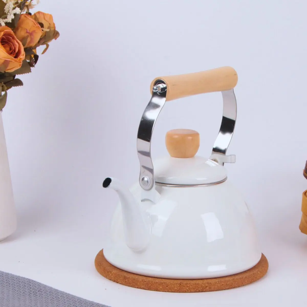 Enamel Kettle Teapot Japanese Special Thick Kitchen Special Household Camping Home Kettle Kitchen Supplies Cookware
