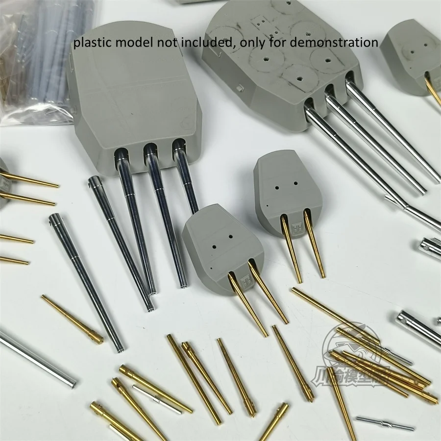 트럼펫 03708/03709 HMS 넬슨 로드니 모델 키트용 금속 배럴 업그레이드 세트, CYG136, 1/200 체중계