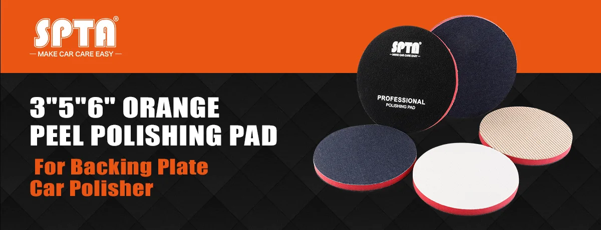 SPTA Auto Orange-peel Entfernung Polieren Polieren Pad Denim Pad 1000/2000/3000 Körnung 3" 5" 6" Denim Auto Polieren Disc – Detail 1
