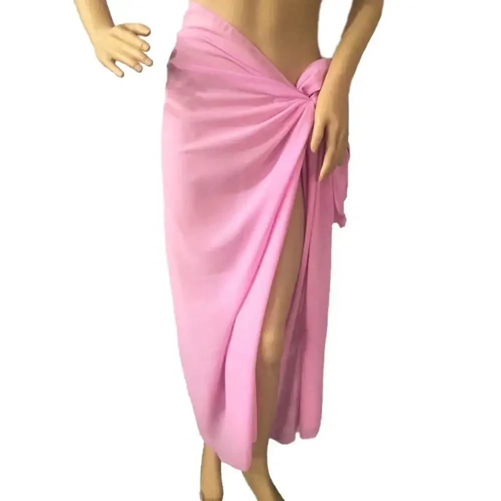 Summer Sheer Chiffon Sarong Skirt - Women's Swimsuit Cover-Up