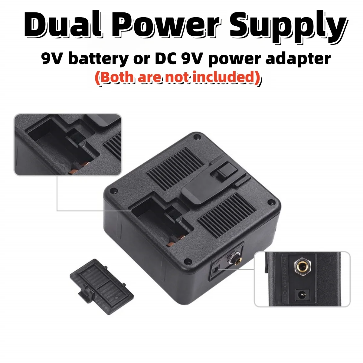 Mini Guitar Amplifier Amp Speaker 5W with 6.35mm Input 1/4 Inch Headphone Output For Acoustic Electric Guitar Accessories Part