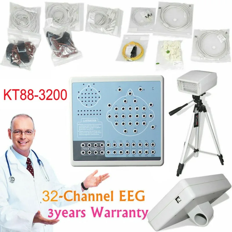 CONTEC KT88-3200 Digital Brain Electric Activity Mapping EEG Machine and Mapping System Free Software