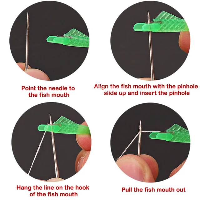 Mini Automatic Needle Threader DIY Tool Home Hand Sewing Machine Device Thread Auto Needle Cross Stitch Sewing Accessories 4
