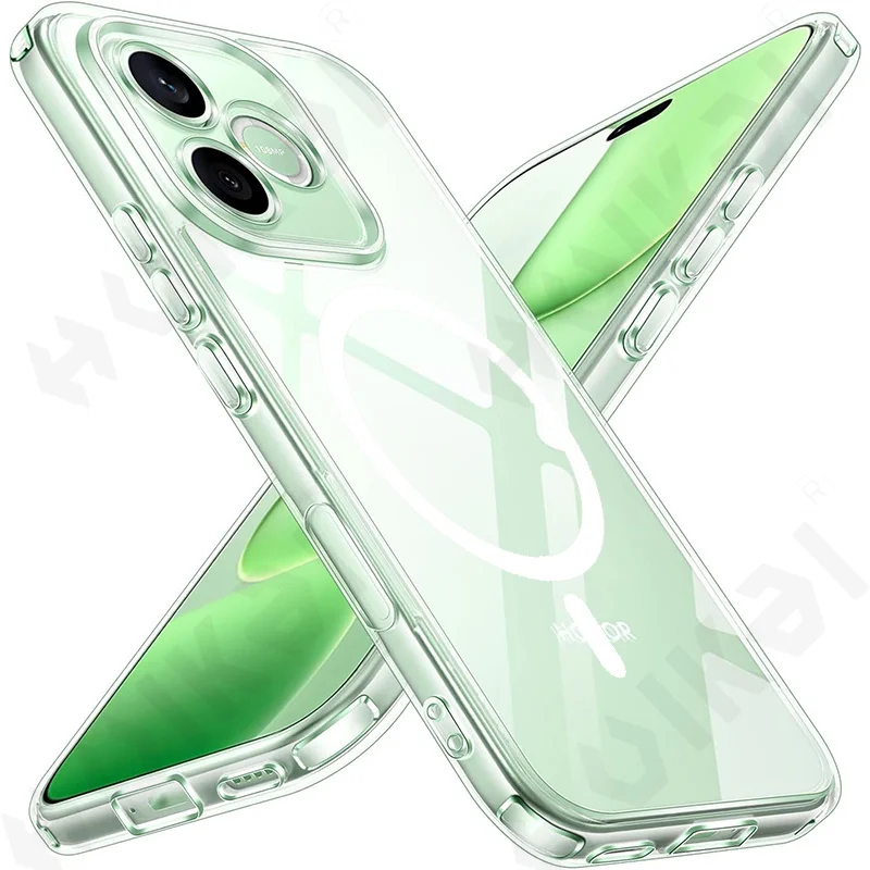 Magnetic Crystal Clear Protective Case with Magsafe Transparent Cover