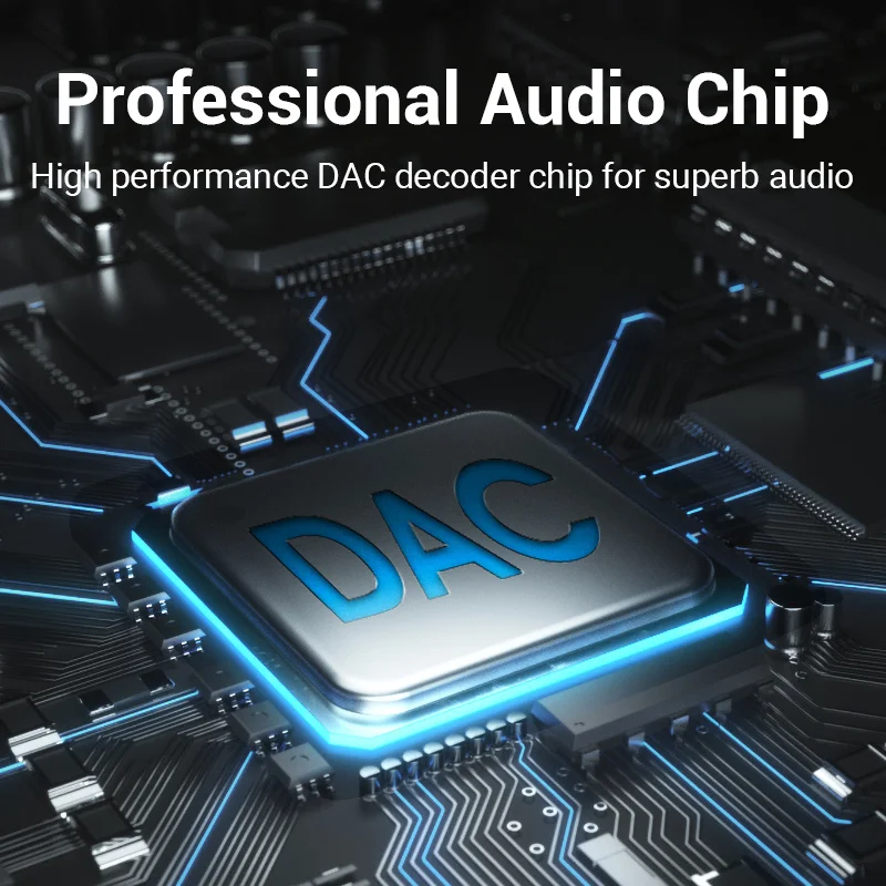 Vention USB C타입 DAC 칩 이어폰 어댑터, PC용 USB C-3.5 Aux 케이블, 아이폰 15 프로 맥스, 맥북, 삼성 갤럭시용, 3.5mm