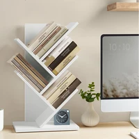 Creative Bookshelf Multi-Laye Bookcase Small Wood Bookshelf Home Decor Bookshelves Student Desk Table Bookshelf Wooden Shelves 1
