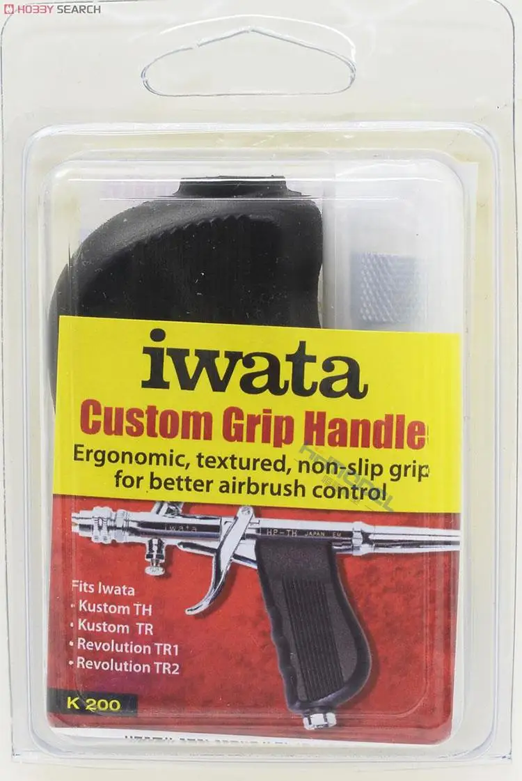 ANEST IWATA HPA-TG 맞춤형 그립 핸들 인체 공학적, 질감, 더 나은 에어 브러시 제어를 위한 미끄럼 방지 그립