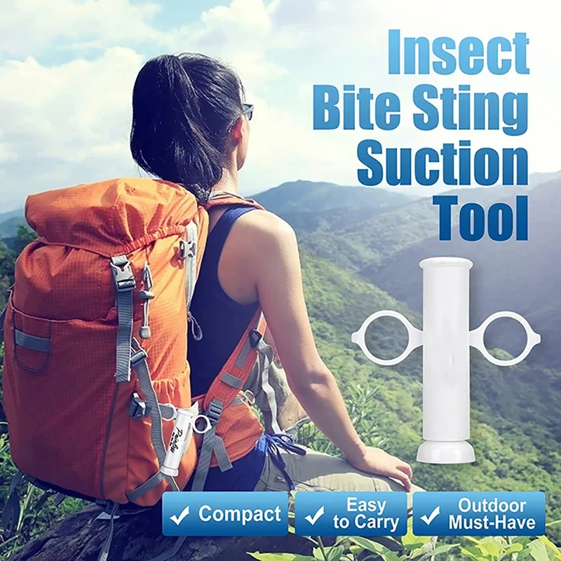 Outdoor Emergency Bee Wasp Bed Bug Sting Sucker Natural Detox First Aid Safety Tool Insect Sting Sucker Safety Emergency Tool insect sting sucker
