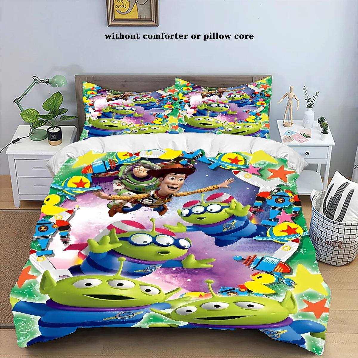 New Design Toy Story Bedding Sets Buzz Lightyear Woody Comforter Cover Bed Cover Duvet Cover Pillow Case 2-3 Pieces Sets 5