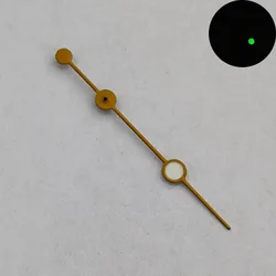 Green Luminous Watch Seconds Hands, 12.5mm Replacement Accessory (5)