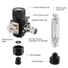 Fzone Mini Dual Stage Co2 Regulator Fish Tank Aquarium Solenoid Valve Bubble Counter Fishbowl Accessories Carbon Dioxide Reducer 2