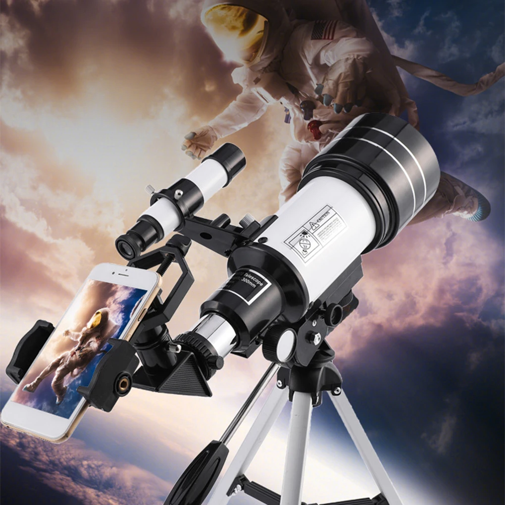 

Adjustable Tripod For Astronomical Telescope Portable And Convenient Finderscope For Telescope Black white