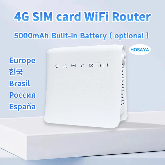 Módem Router de fábrica Portable Smart SIM al Aire Libre Home