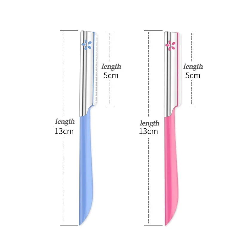 5pcs Eyebrow Epilator Sets for Women Makeup Beauty Eyebrows Hair Removal Styling Tool Steel Blade Facial Sourcil Razor Trimmer